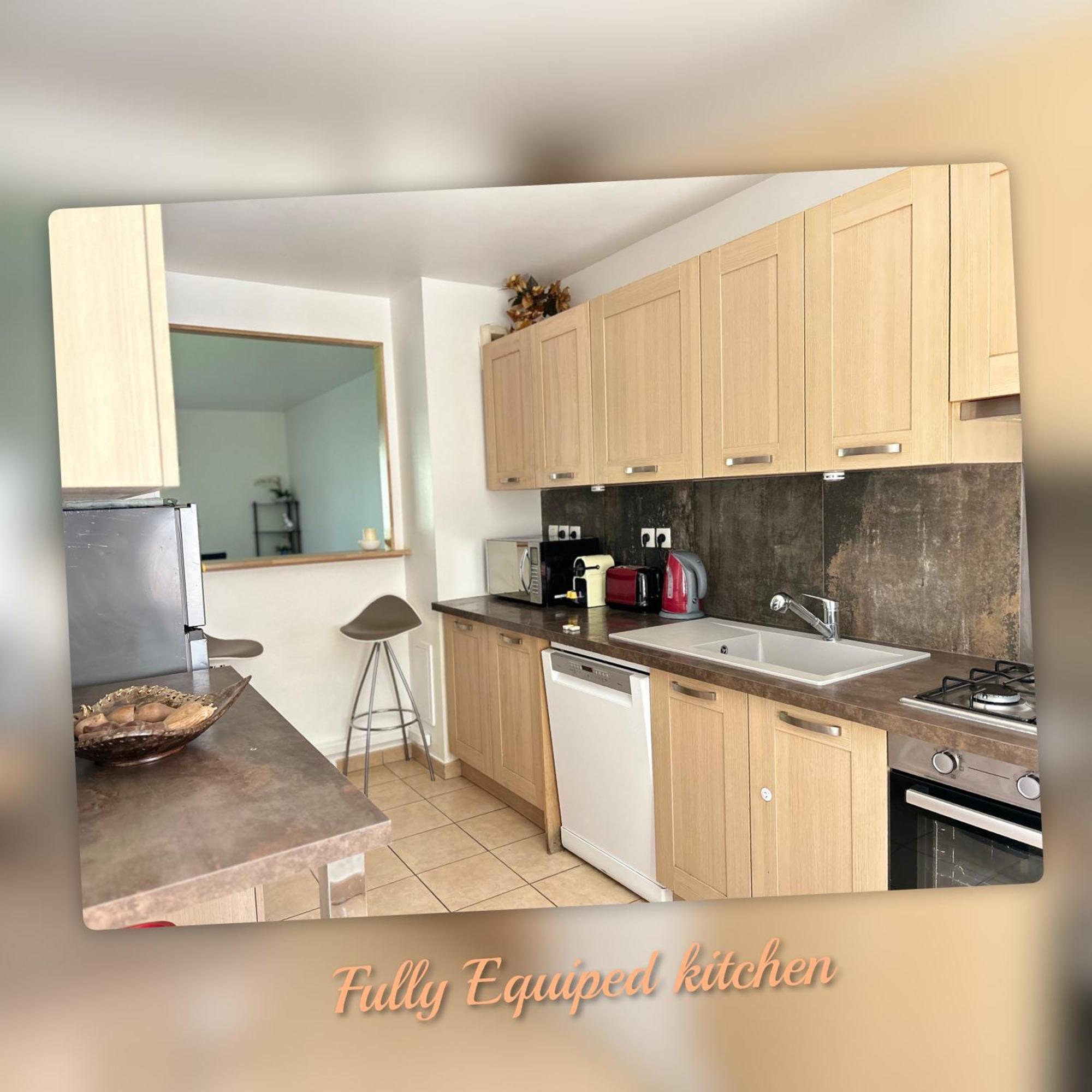 Le Duplex Chessy - 15Min From Disneyland - 2 Private Parkings - Garden - Kingsize & Queensize Bed - Supermarket Behind The House Zewnętrze zdjęcie